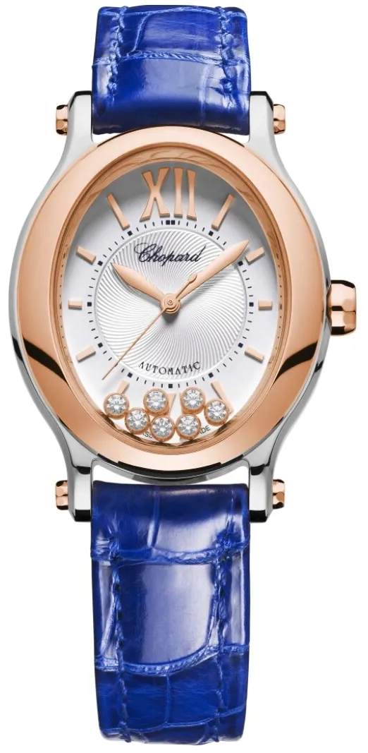 Chopard Happy Sport 278602-6001 31.31mm Rose gold and Stainless steel and 18k rose gold