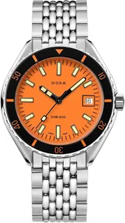 Doxa Sub 200 799.10.351.10 Stainless steel Orange