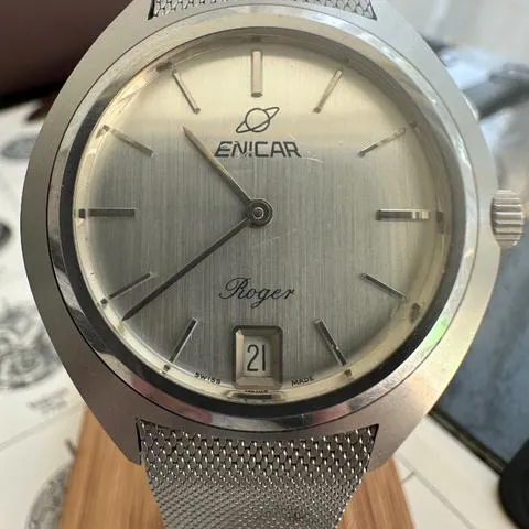 Enicar 1974 VERY RARE    112-74-06 37mm Stainless steel Silver 9