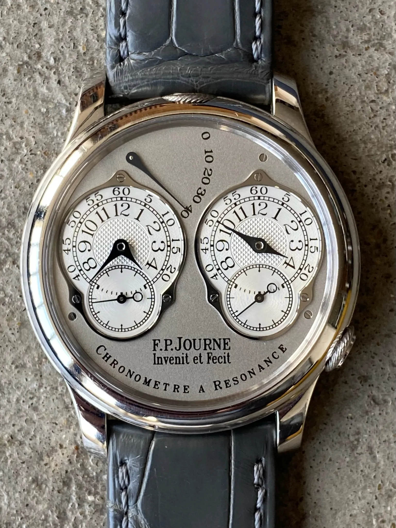 F.P. Journe Chronomètre à Résonance 38mm Platinum