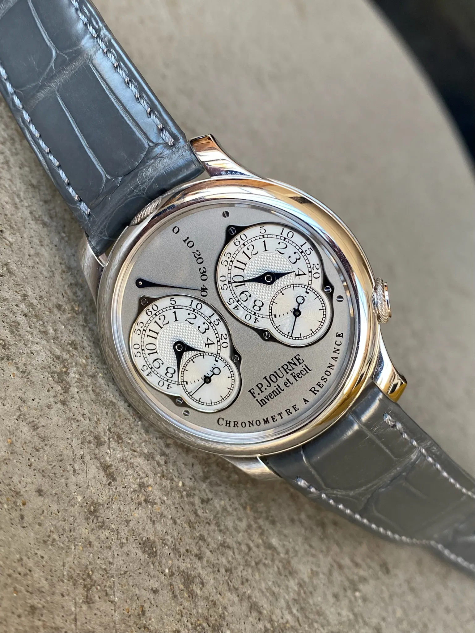 F.P. Journe Chronomètre à Résonance 38mm Platinum 14