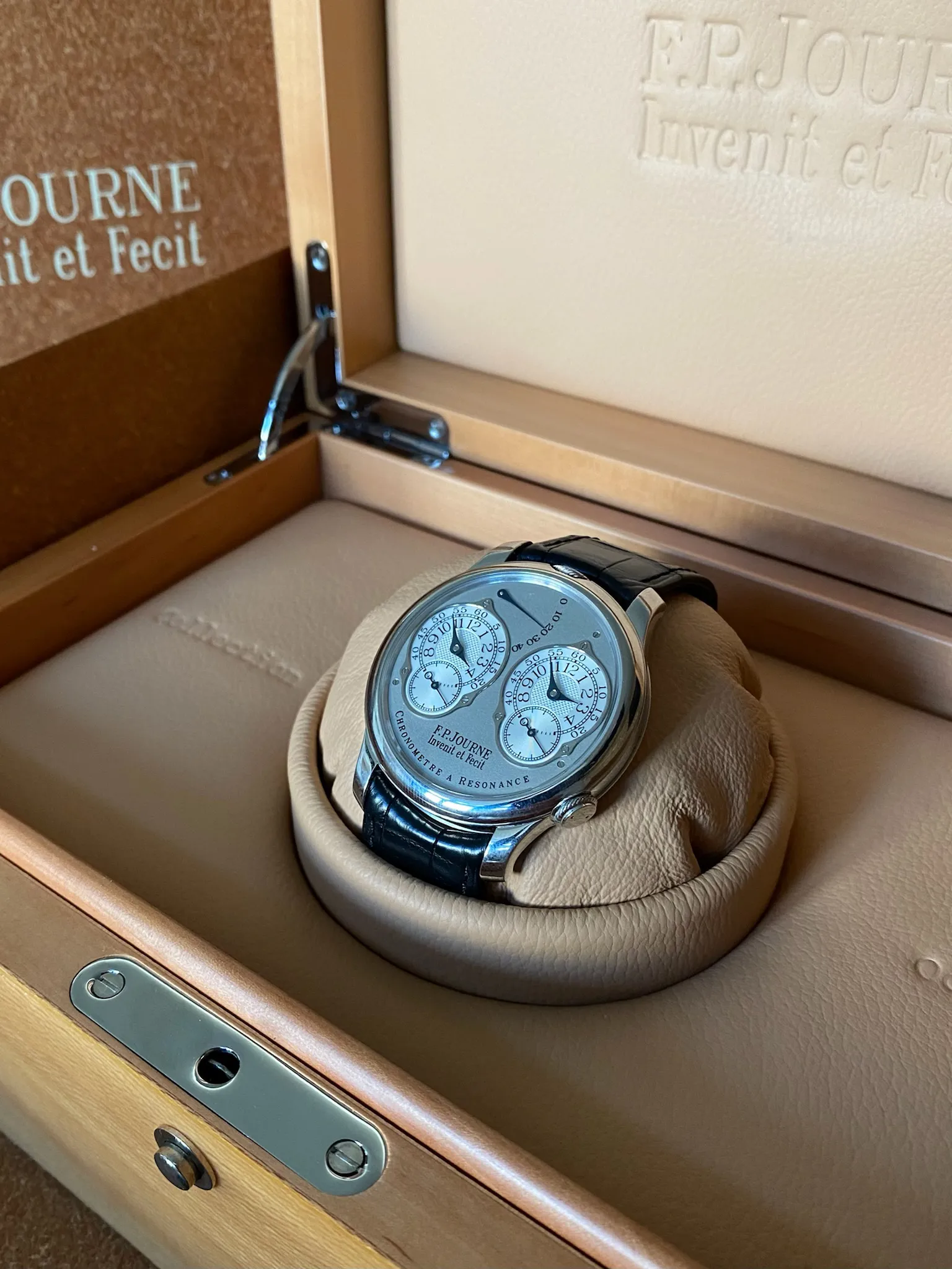 F.P. Journe Chronomètre à Résonance 38mm Platinum 17