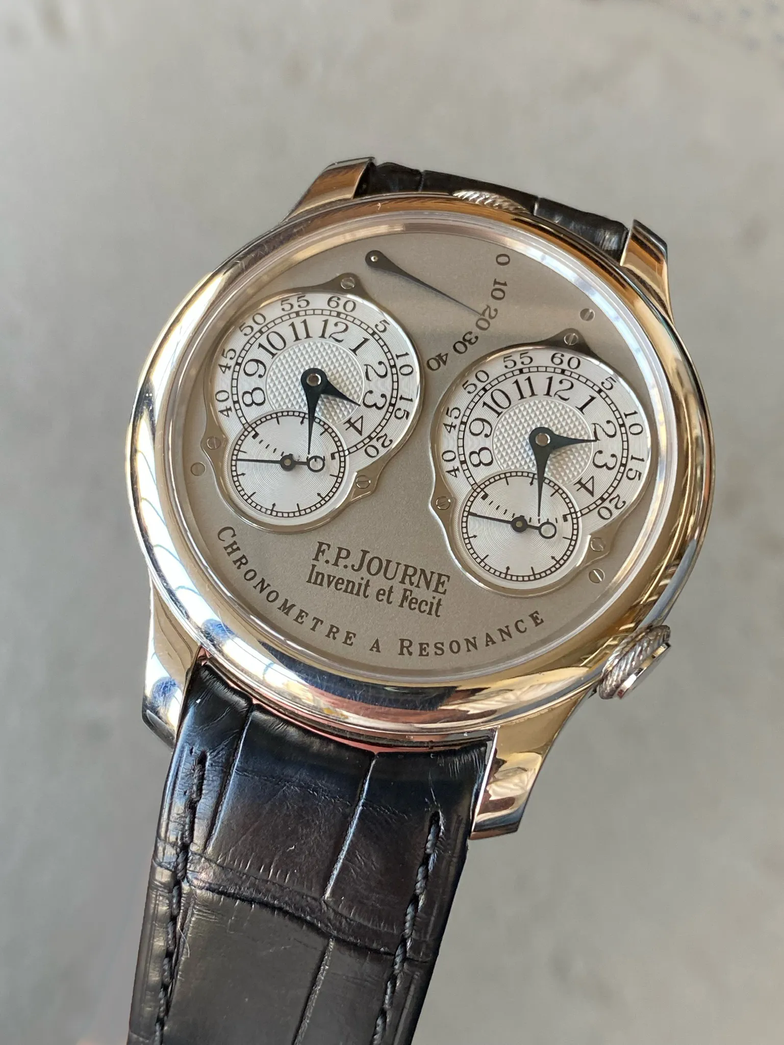 F.P. Journe Chronomètre à Résonance 38mm Platinum 18