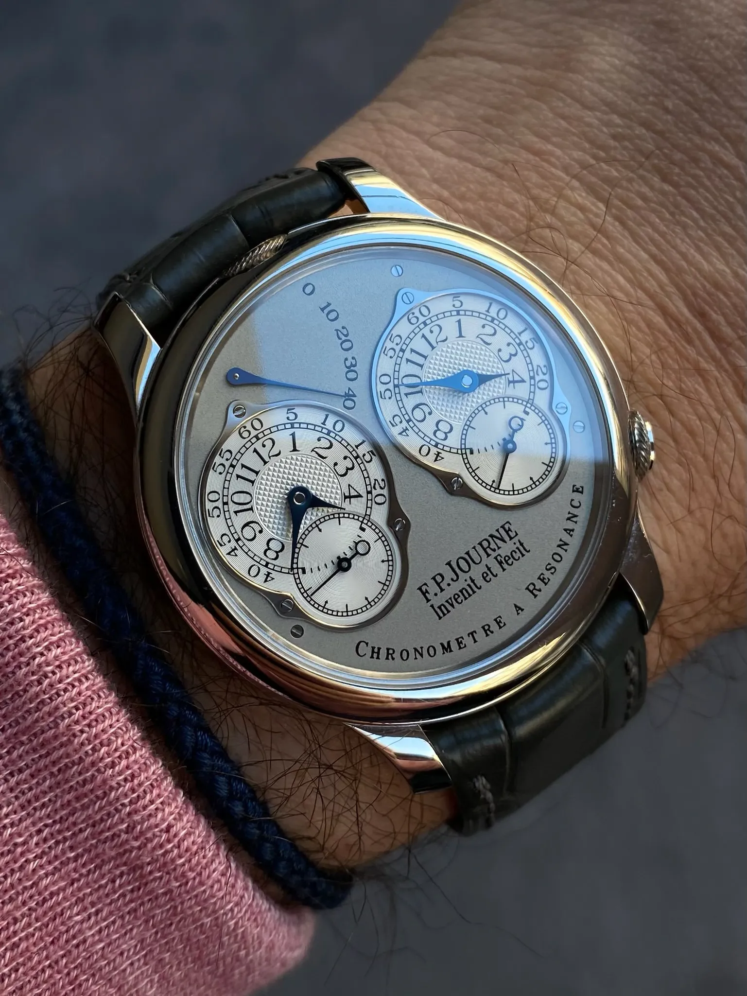 F.P. Journe Chronomètre à Résonance 38mm Platinum 19