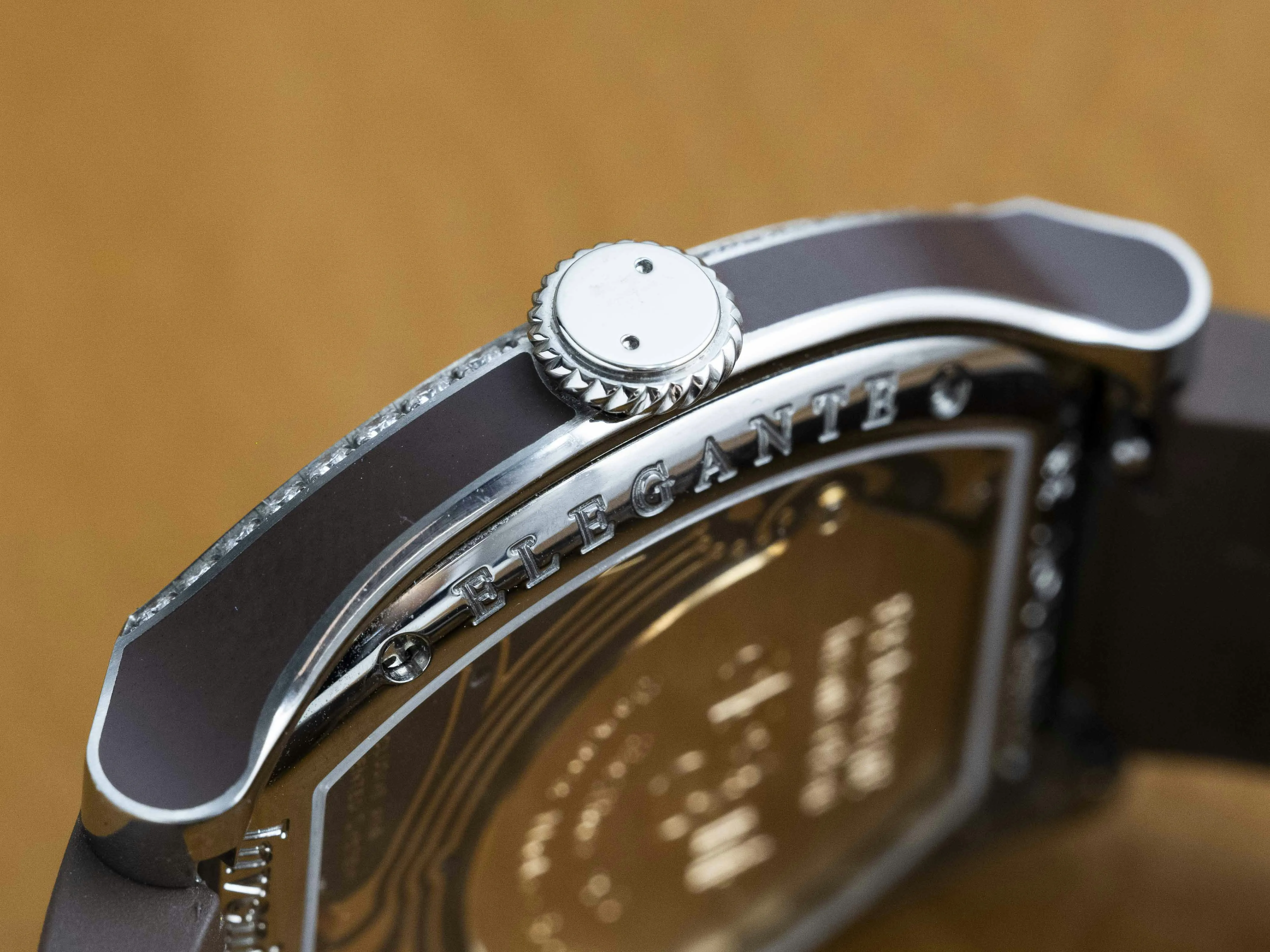 F.P. Journe Elegante 35mm Titanium and Diamond White 9