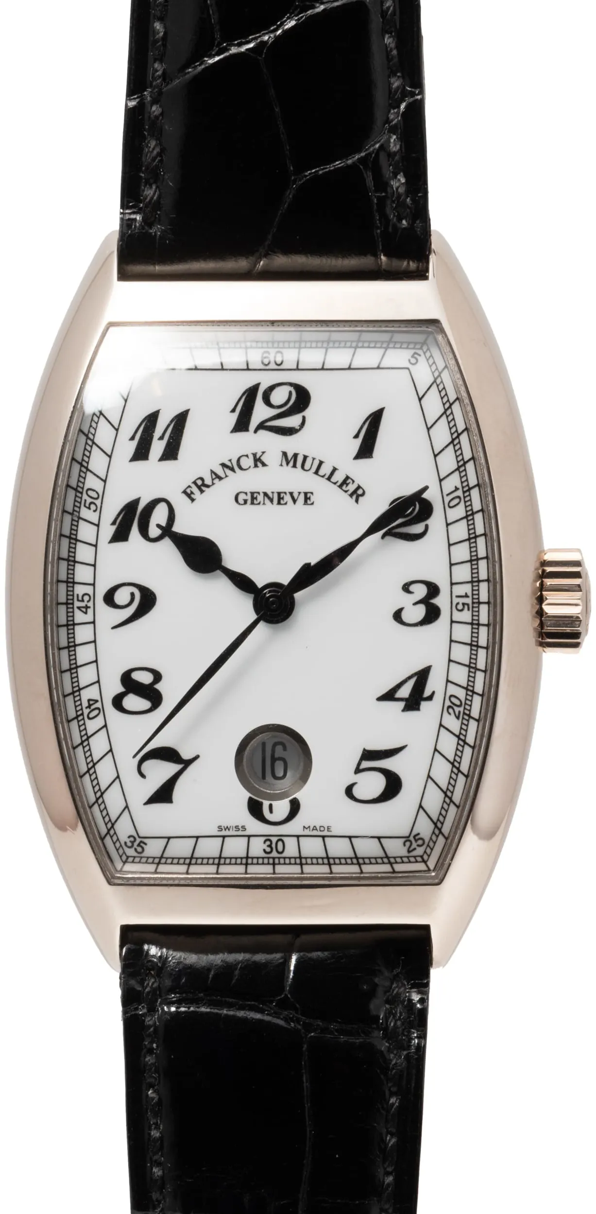 Franck Muller Cintree Curvex 40991515/AS08838 35mm White gold White