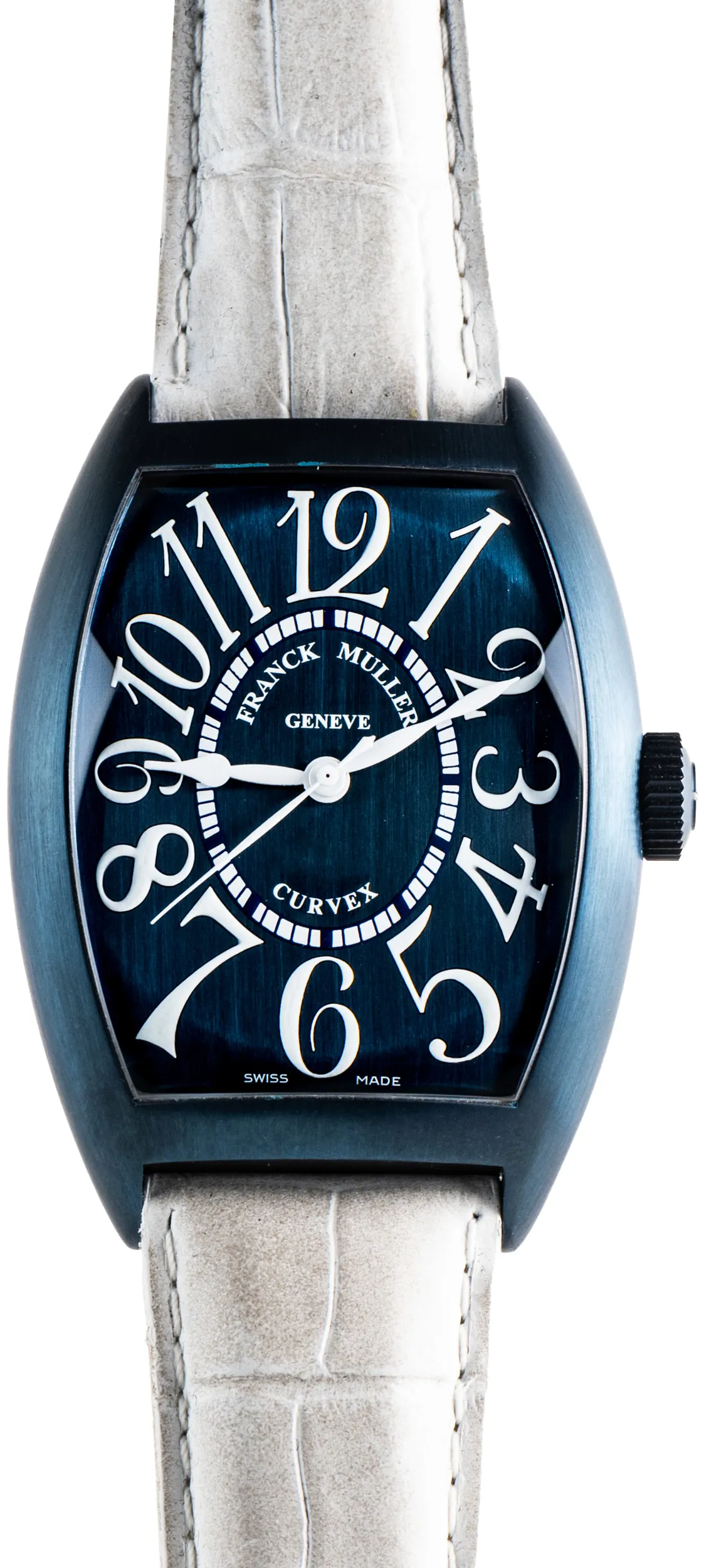 Franck Muller Cintree Curvex 40991557/AS08894 39mm Stainless steel and PVD Blue