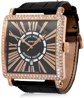 Franck Muller Master Square 6000 K 18k rose gold Black