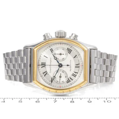 Girard-Perregaux Richeville 2710 45mm Stainless steel and 18k yellow gold Silver 2