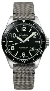 Glashütte Spezialist 1-36-13-01-80-34 Stainless steel Black