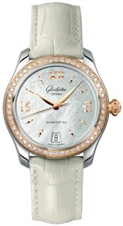 Glashütte Lady Serenade 1-39-22-09-16-04 Rose gold and Stainless steel Silver