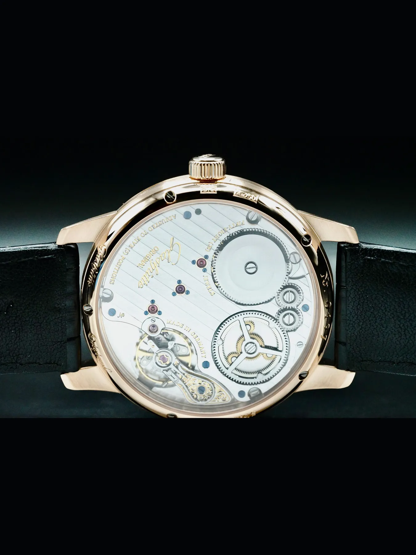 Glashütte Senator Chronometer Regulator 1-58-04-04-05-04 42mm Rose gold and 18k rose gold Silver 3