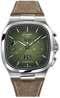 Glashütte Seventies 1-37-02-09-02-62 Stainless steel Green