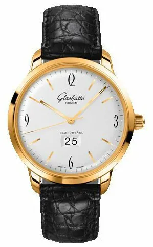 Glashütte Sixties Panorama Date 2-39-47-01-01-04 42mm Rose gold and 18k rose gold