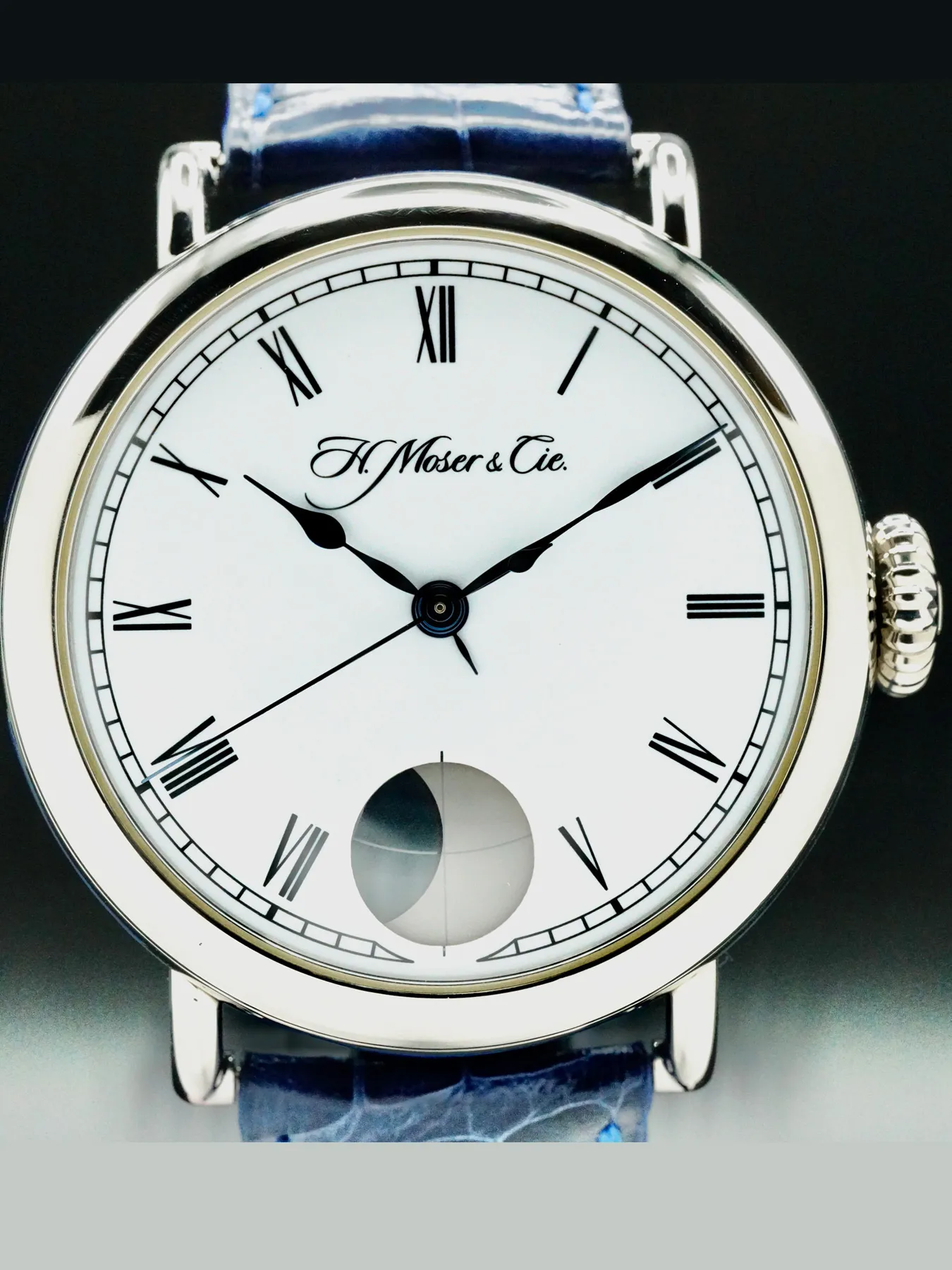 H. Moser & Cie. 8801-0200 42mm White gold White