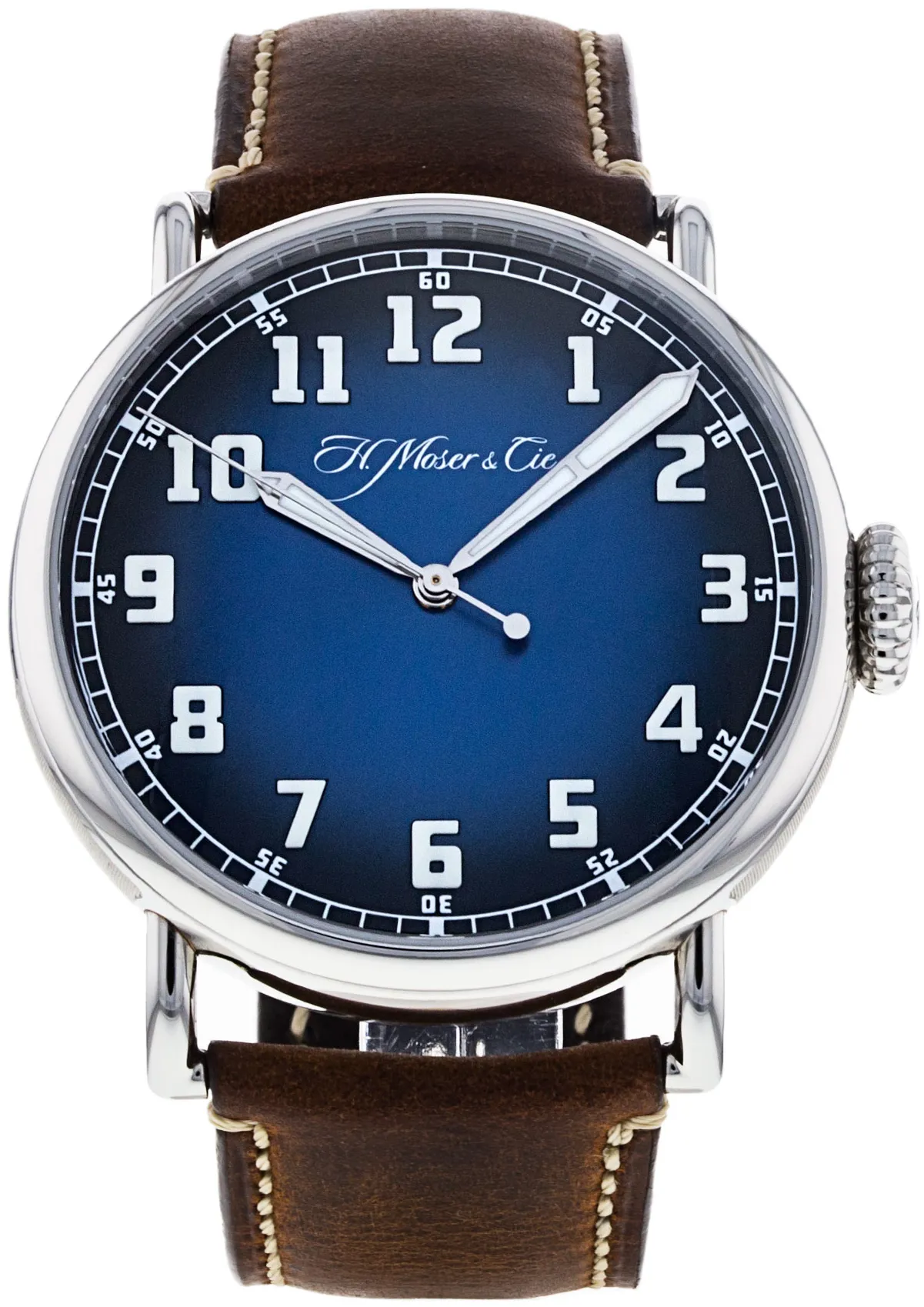 H. Moser & Cie. Heritage 8200-1201 42mm Stainless steel Blue