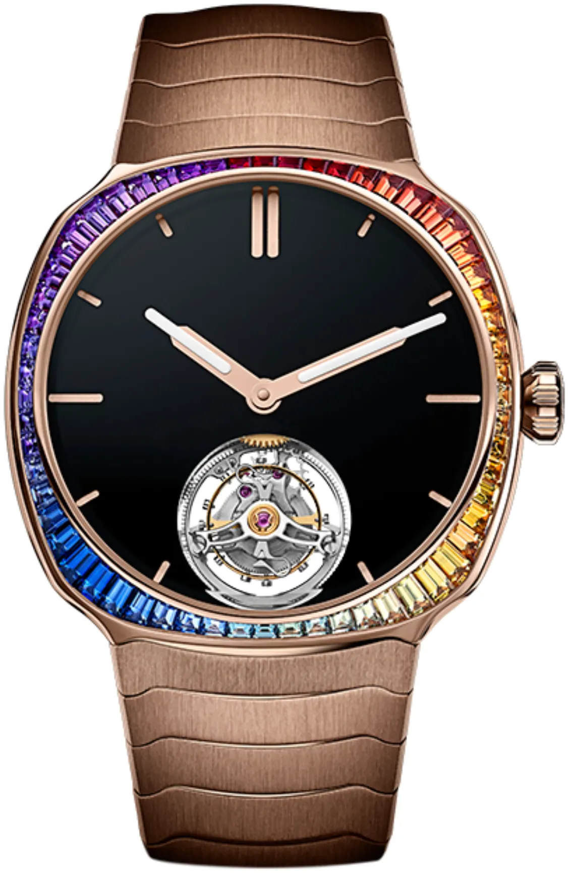 H. Moser & Cie. 6804-0401 40mm Rose gold Black