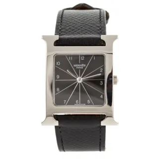 Hermès H HH1.510 Stainless steel Black