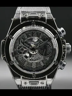 Hublot Big Bang 411.JB.4901.RT Titanium and Sapphire and Resin Skeletonized