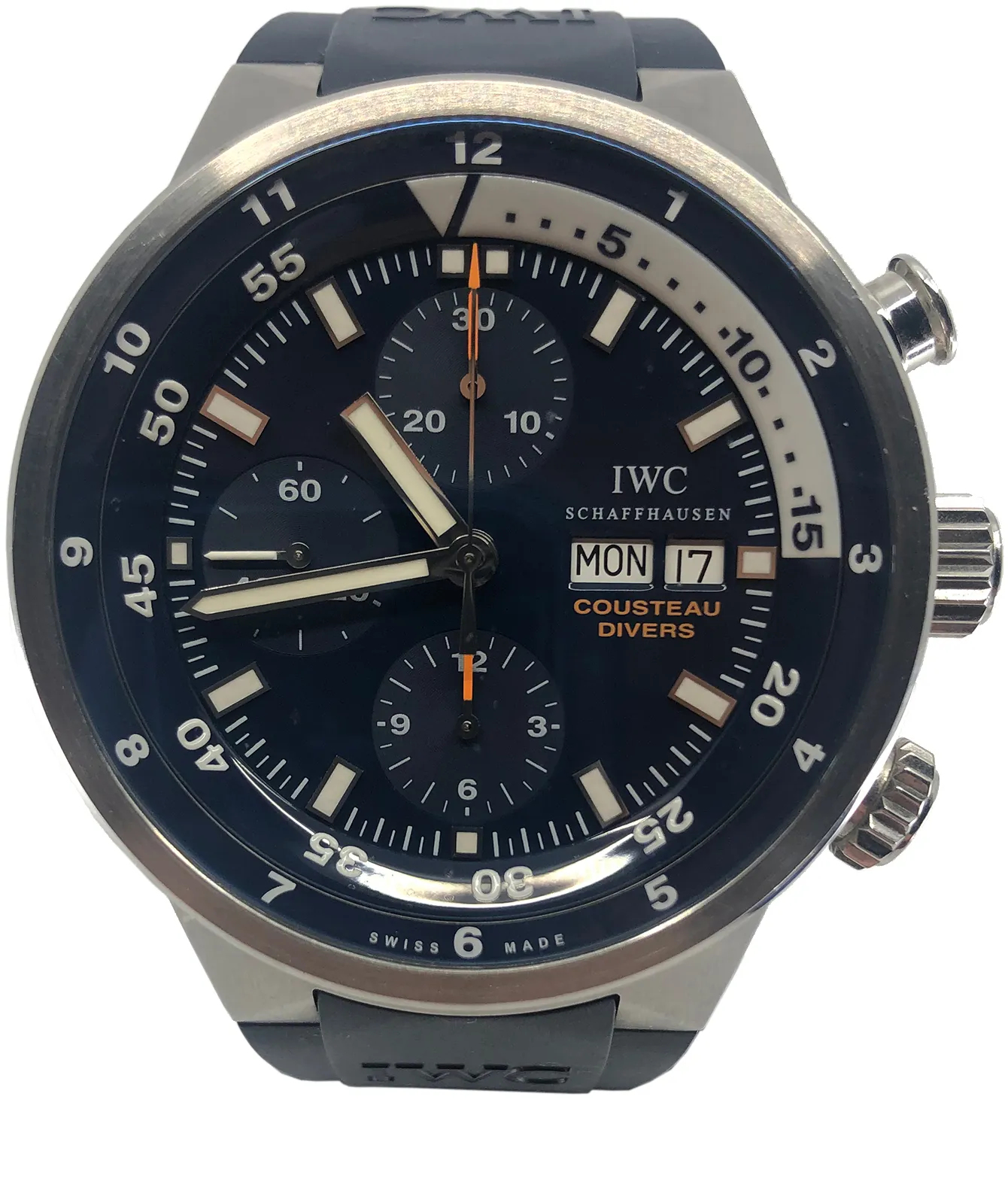 IWC Aquatimer Chronograph IW378201 44mm Stainless steel Blue