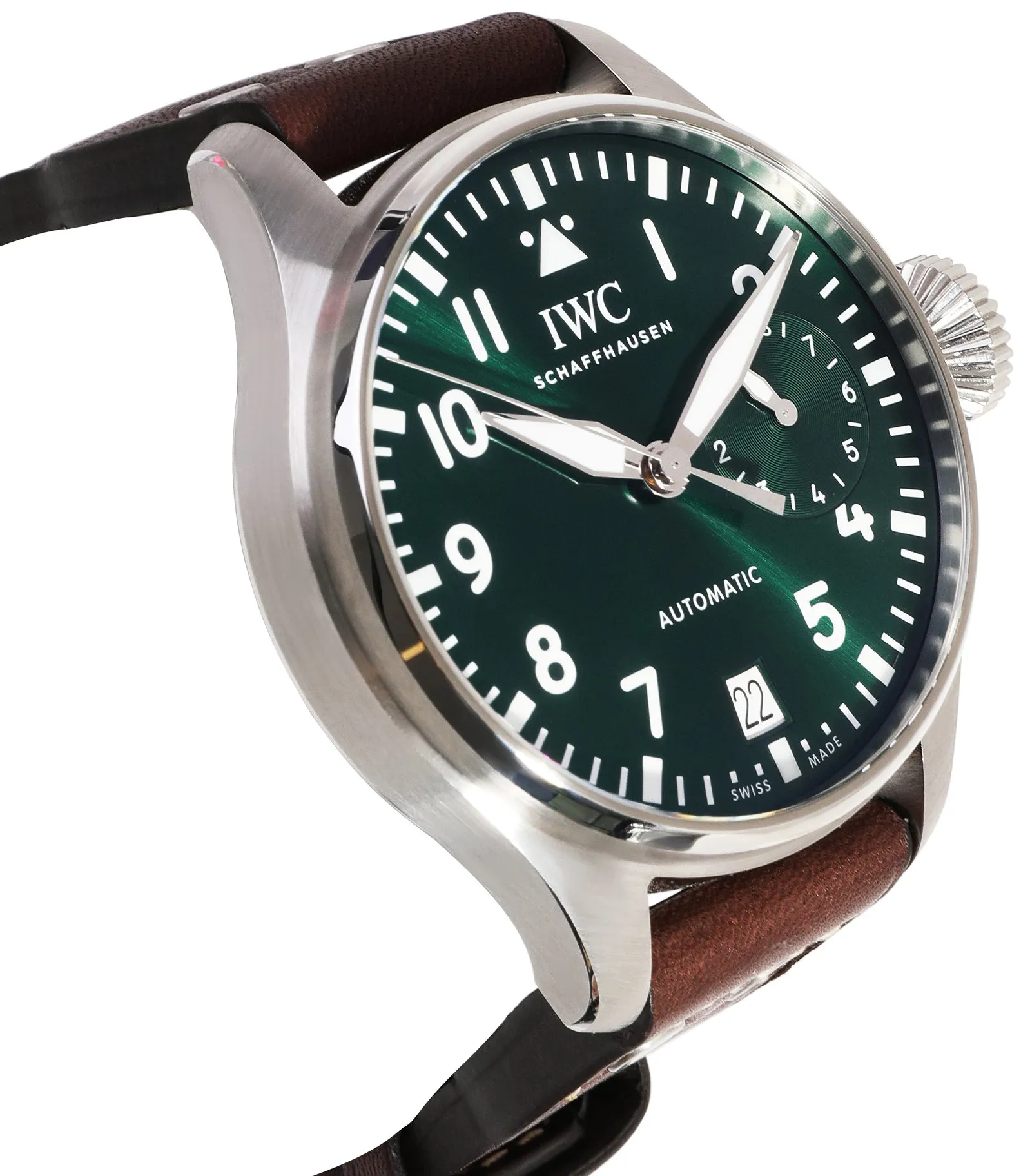 IWC Big Pilot IW501015 46mm Stainless steel Green 3