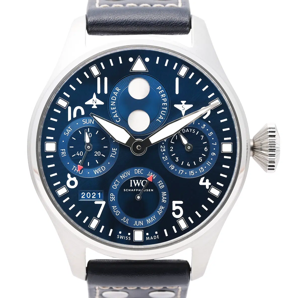 IWC Big Pilot IW503605 46mm Stainless steel Blue