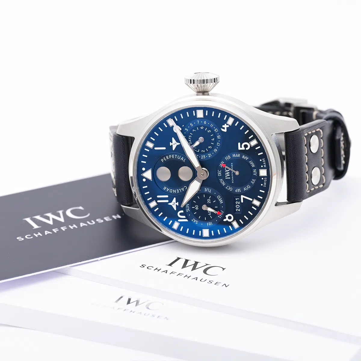 IWC Big Pilot IW503605 46mm Stainless steel Blue 1