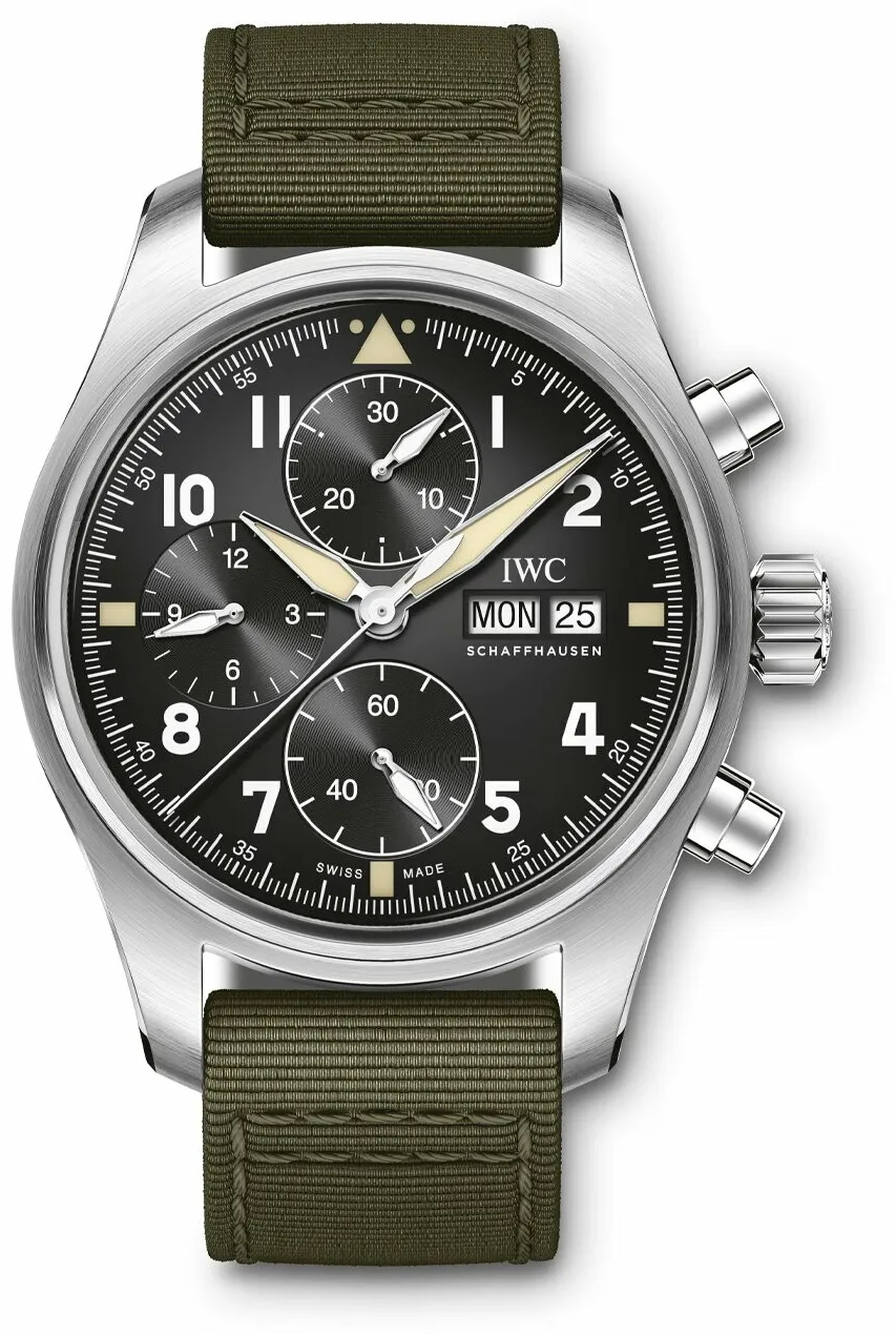 IWC Pilot IW387901 41mm Stainless steel Black