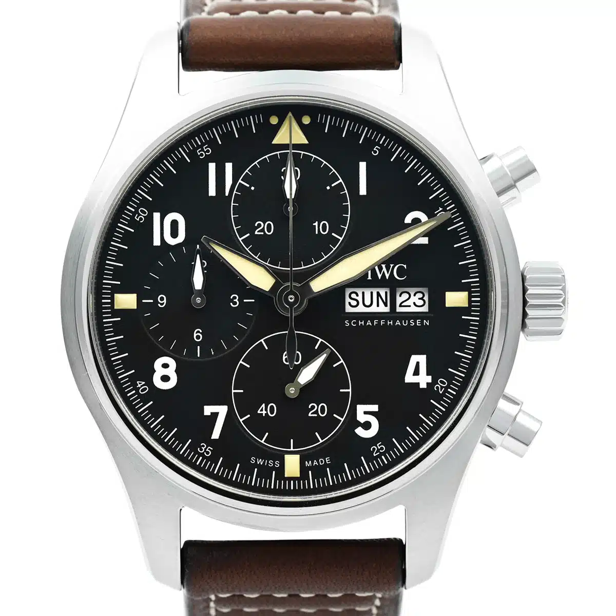 IWC Pilot IW387903 41mm Stainless steel Black