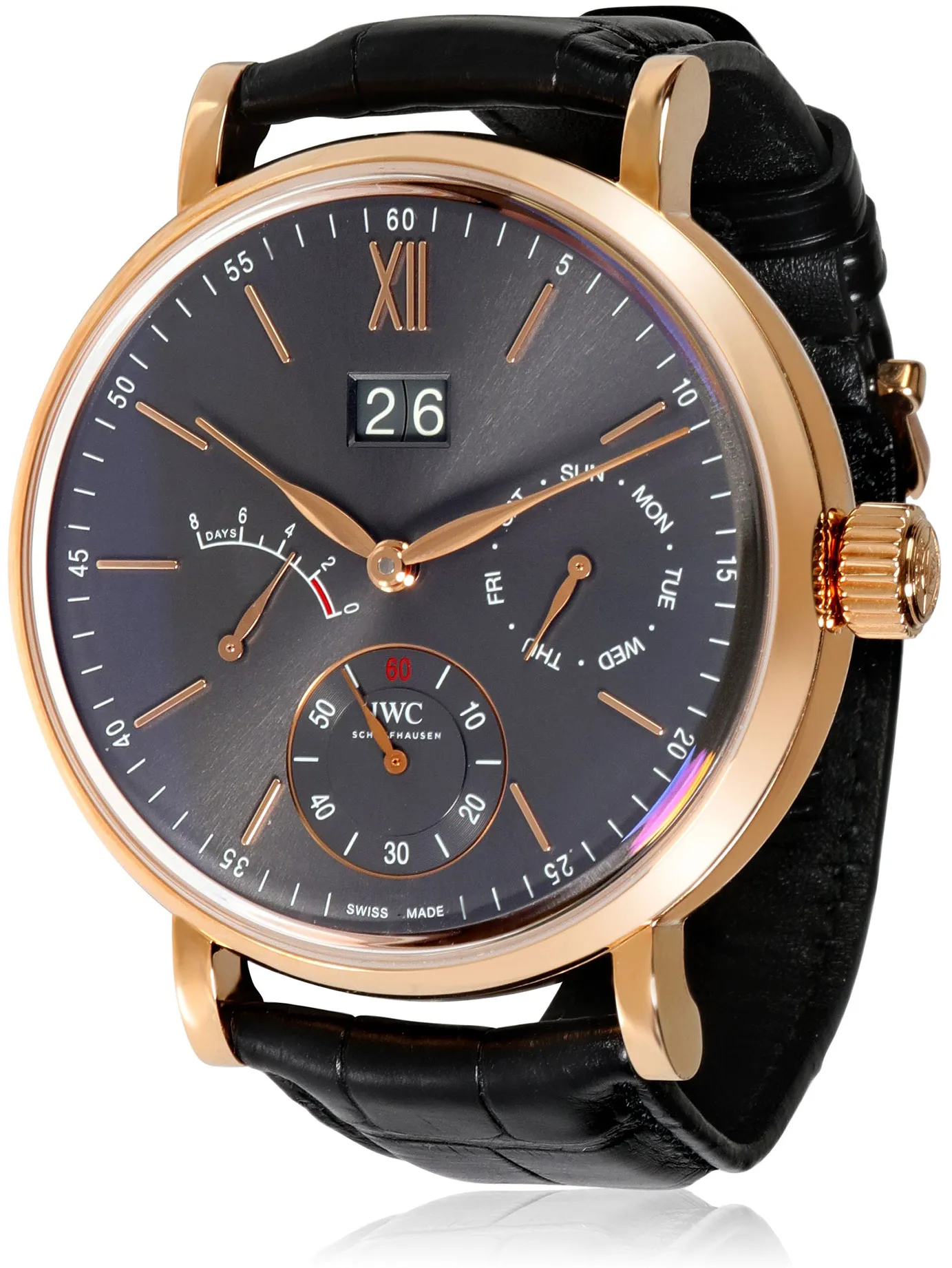 IWC Portofino IW516203 45mm Rose gold Gray