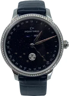 Jaquet Droz Eclipse Aventurine Dial J01261027 Stainless steel$176 diamonds Aventurine