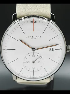 Junghans max bill 058/4100.02 Stainless steel White