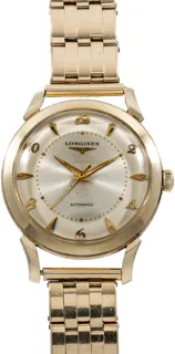 Longines Fancy Lug Dress Watch 40991149/AS07863 18k yellow gold Silver