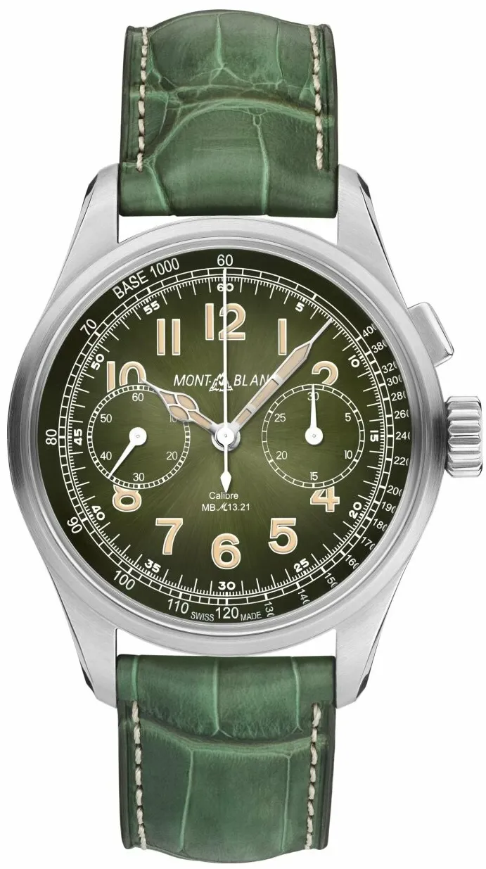 Montblanc 1858 117834 40mm Stainless steel Green