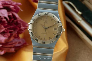 Omega Constellation 1212.10.00 Yellow gold and Stainless steel Champagne