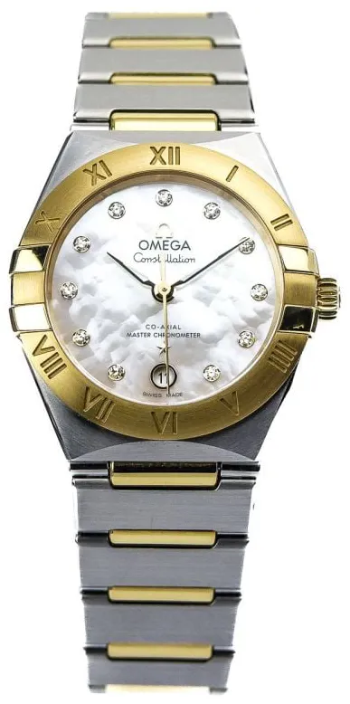 Omega Constellation 131.20.29.20.55.002 29mm Yellow gold and Stainless steel White