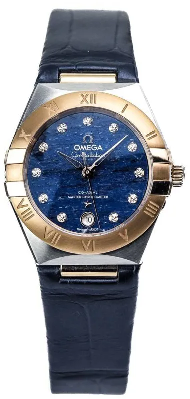 Omega Constellation 131.23.29.20.99.003 29mm Yellow gold and Stainless steel Blue