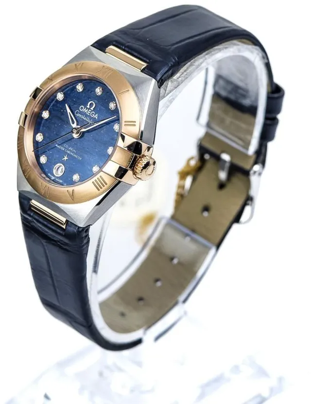 Omega Constellation 131.23.29.20.99.003 29mm Yellow gold and Stainless steel Blue 3