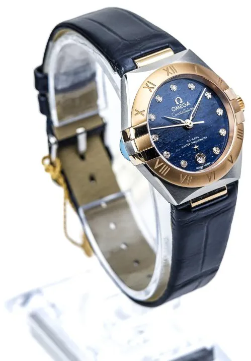 Omega Constellation 131.23.29.20.99.003 29mm Yellow gold and Stainless steel Blue 4