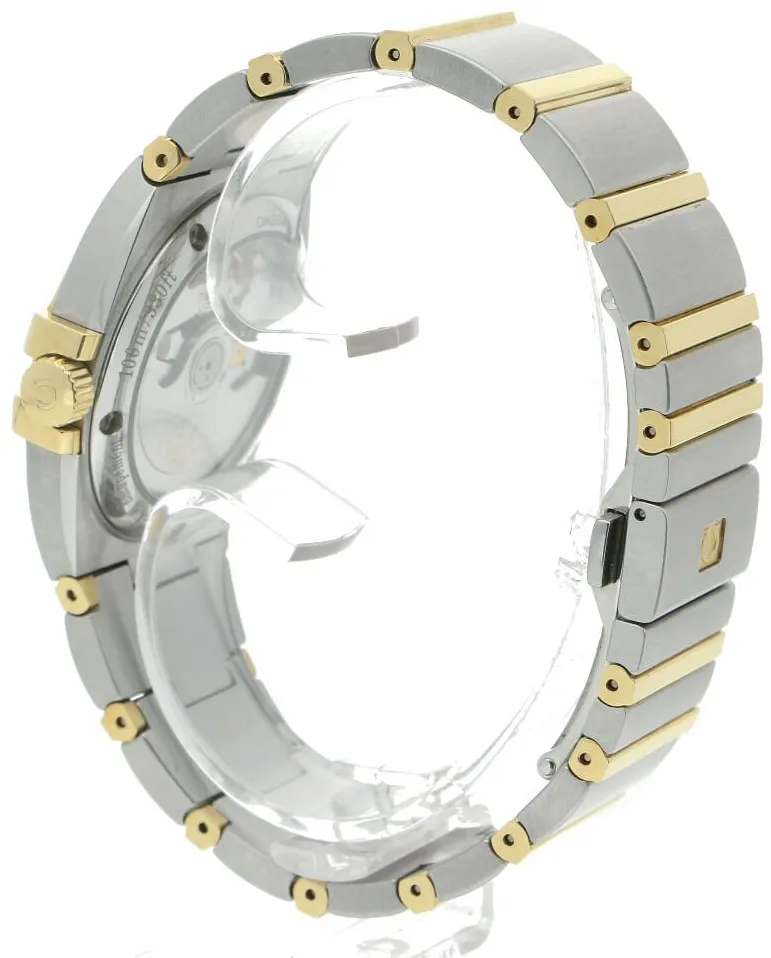 Omega Constellation Double Eagle 12001000 35mm Yellow gold and Stainless steel Champagne 2