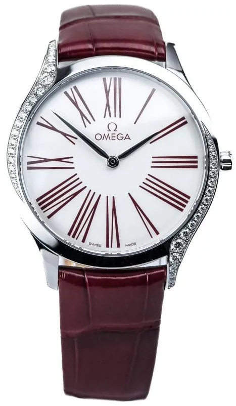 Omega De Ville 428.18.36.60.04.002 36mm Stainless steel White