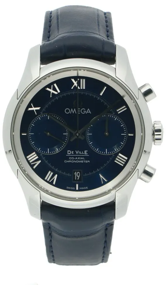 Omega De Ville Co-Axial 431.13.42.51.03.001 42mm Stainless steel Blue