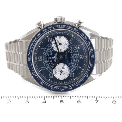 Omega Speedmaster 329.30.43.51.03.001 43mm Stainless steel Blue 1