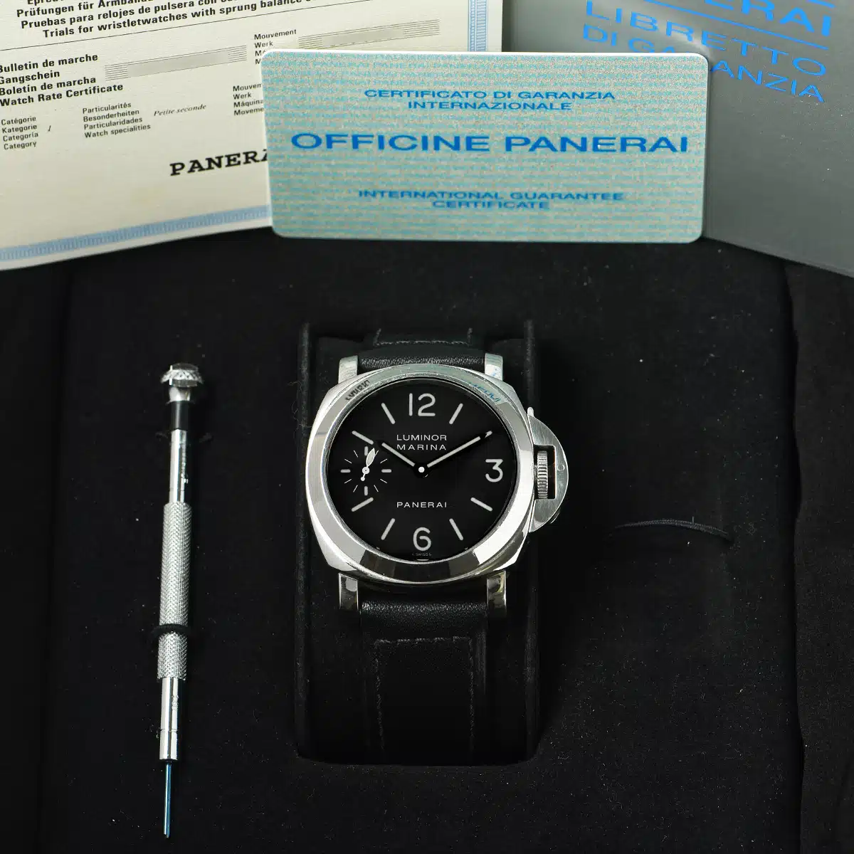 Panerai Luminor PAM 00111 44mm Stainless steel Black 4