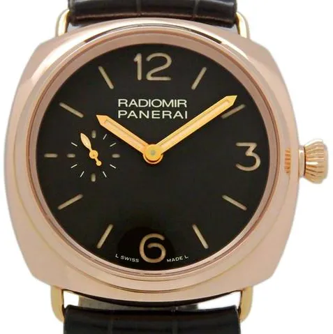 Panerai Radiomir PAM 00439 42mm Rose gold Brown