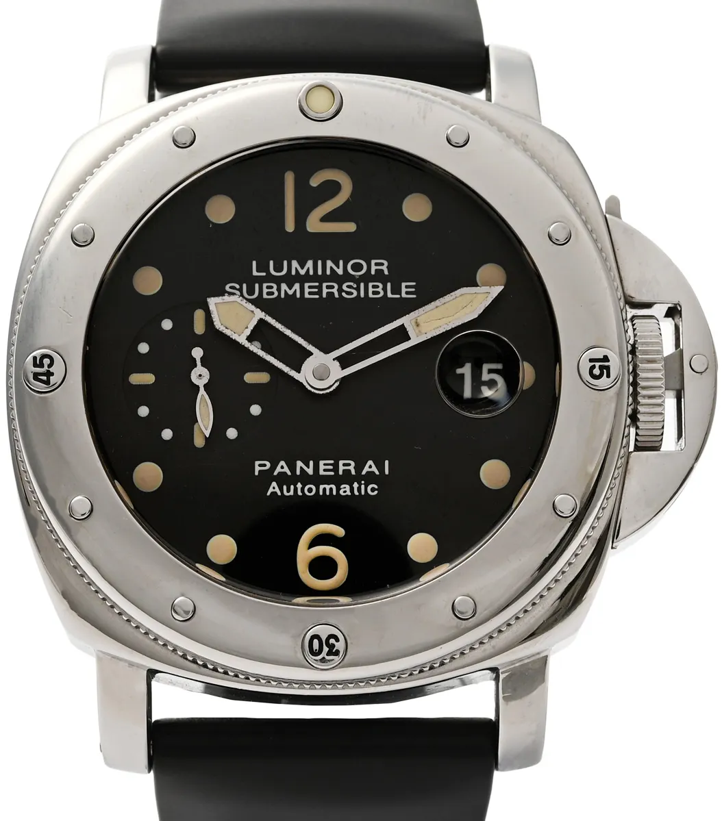 Panerai Submersible PAM 00024 44mm Stainless steel Black