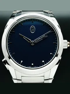 Parmigiani Fleurier Tonda PF GMT Rattrapante PFC905-1020001-100182 40mm Stainless steel Blue