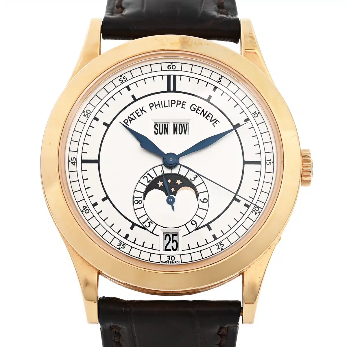 Patek Philippe Annual Calendar 5396R 39mm Rose gold Silver