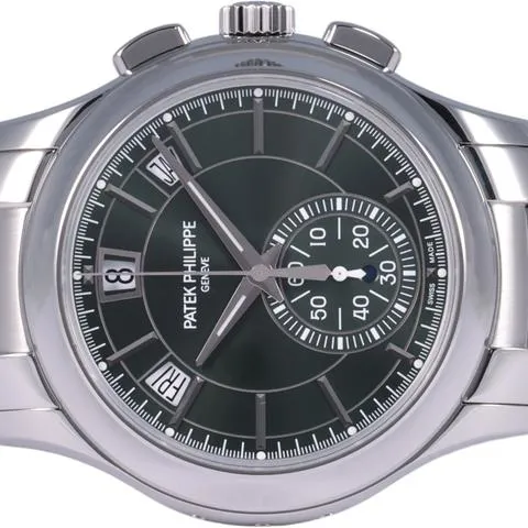 Patek Philippe Annual Calendar Chronograph 5905/1A-001 42mm Stainless steel Green 2