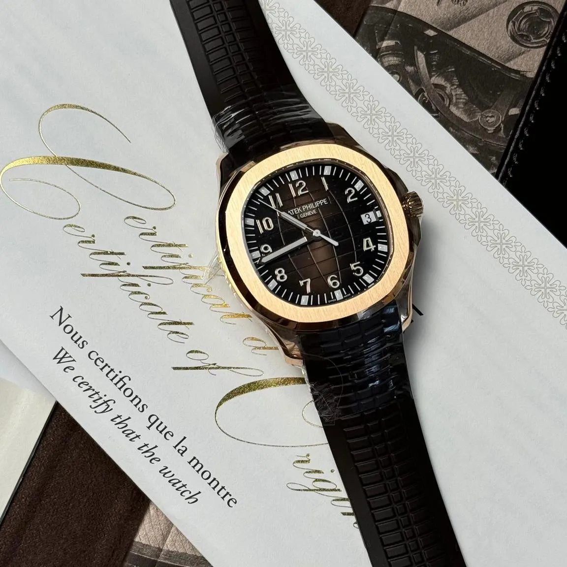 Patek Philippe Aquanaut 5167R Brown 1